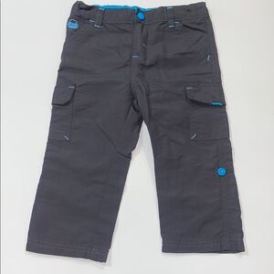 Toddler Outdoor Performance Roll-Up Pants Gray Kids Cargo Pants Shorts Size 2T